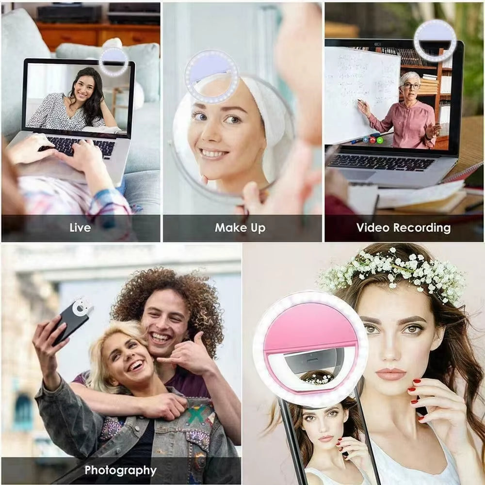 USB Charge Led Selfie Ring Light Mobile Phone