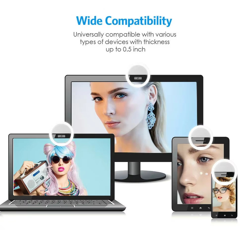 USB Charge Led Selfie Ring Light Mobile Phone