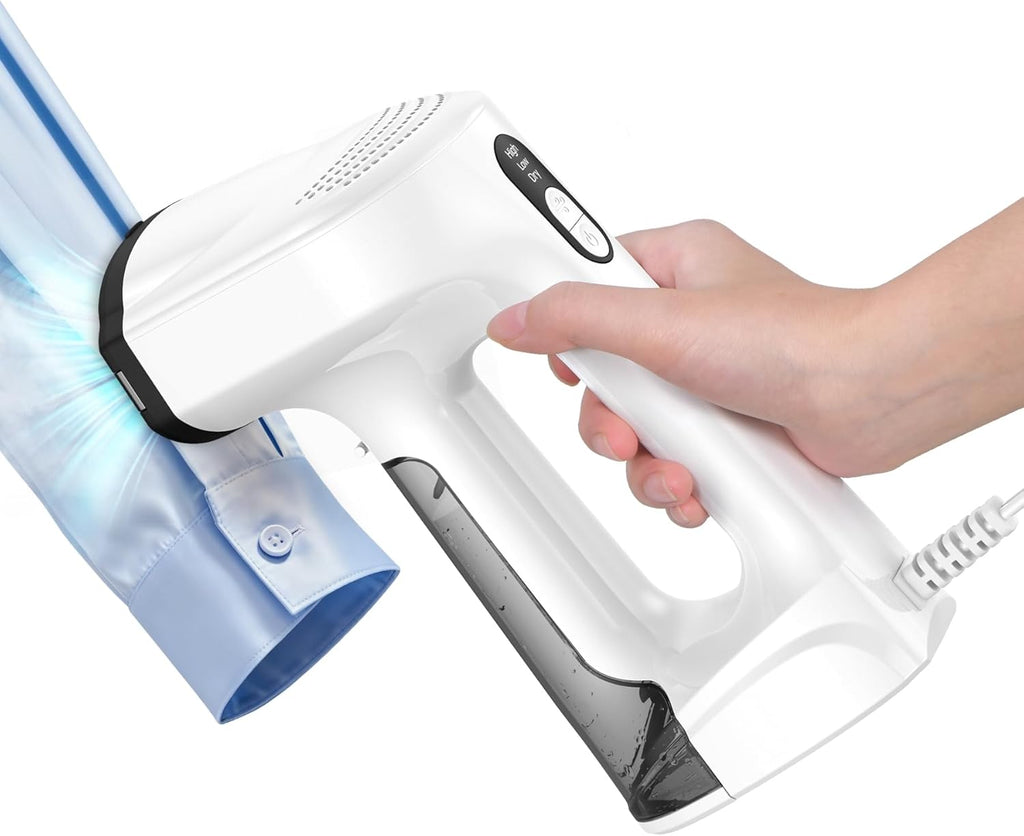 Vacuum Steamer for Clothes, 3500Pa Suction Handheld Clothes Steamer