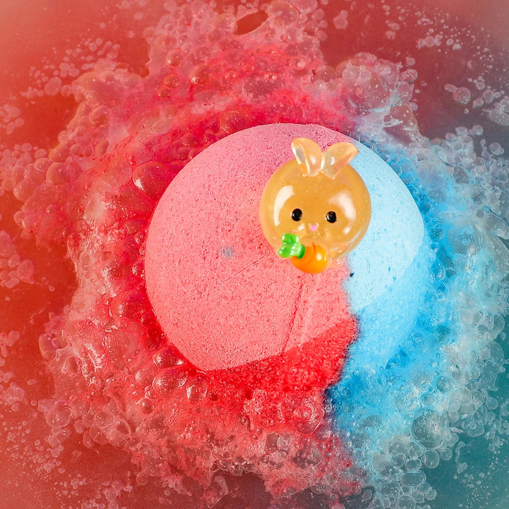 15PCS Kids Bath Bomb Gift Set – Colorful Fizzy Bath Bombs with Hidden Surprise Toys