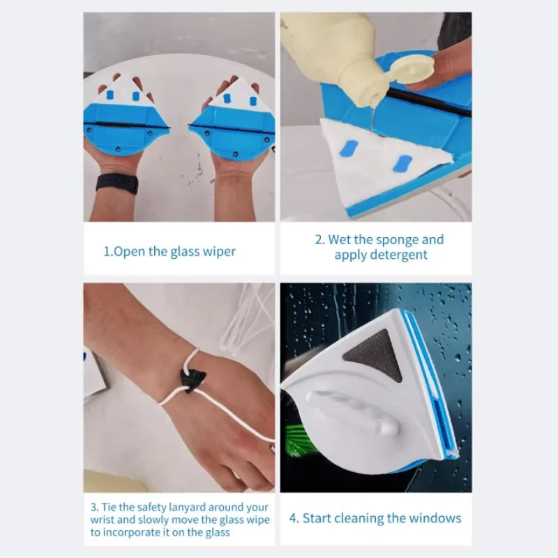 NEW Magnetic Glass Window Cleaner
