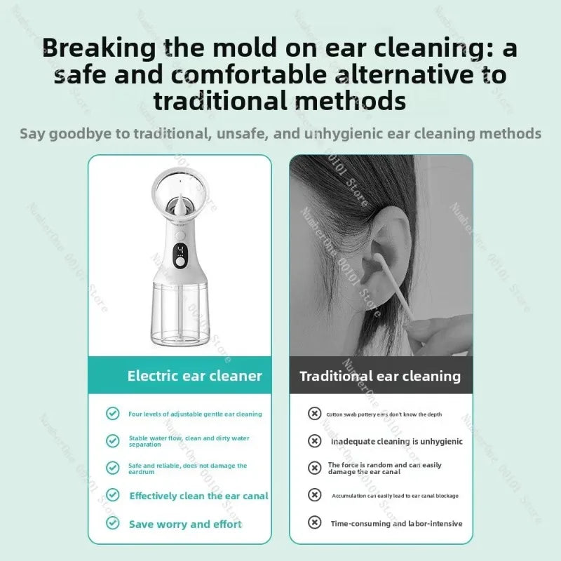Electric Ear Wax Remover – Portable Ear Cleaning Irrigation Tool for Adults & Kids
